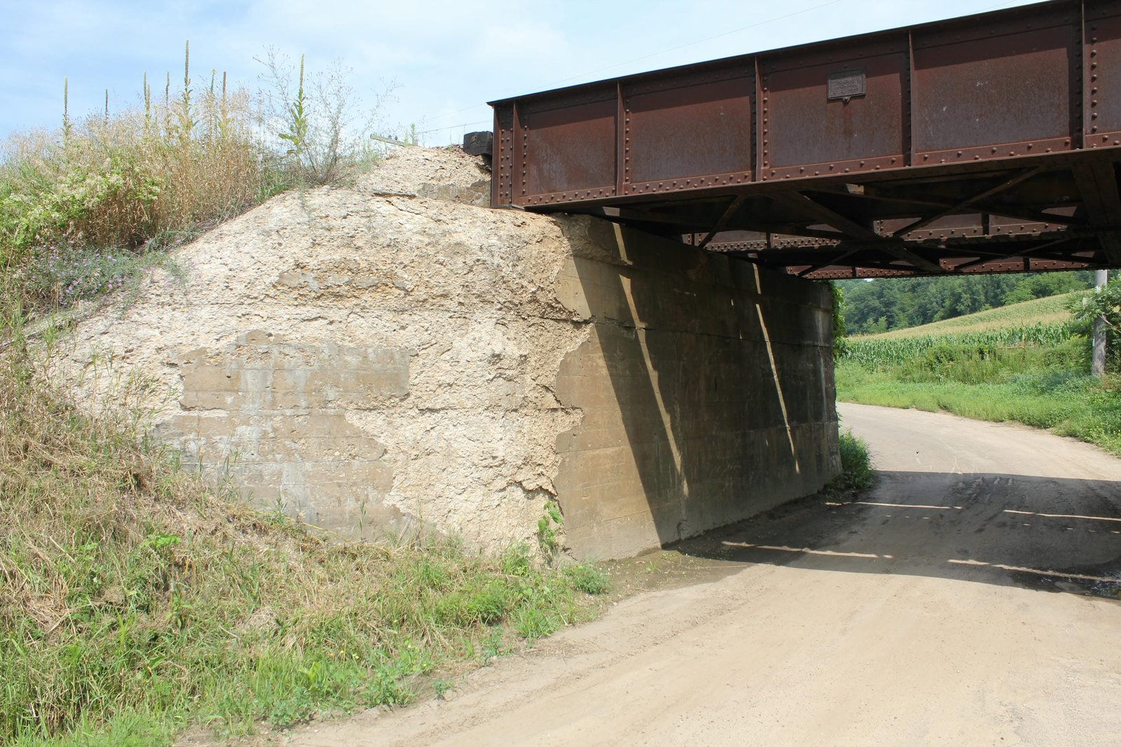 West abutment